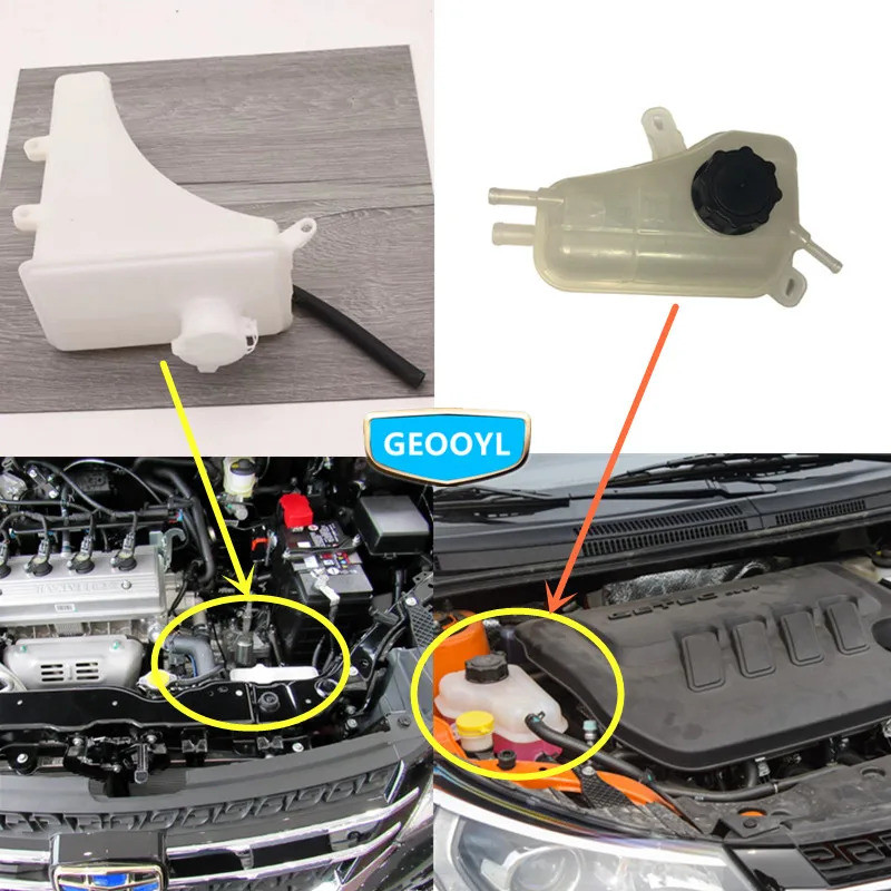 Bình trữ tản nhiệt ô tô, bình tràn nước làm mát, cho Geely Emgrand GC6, SC6