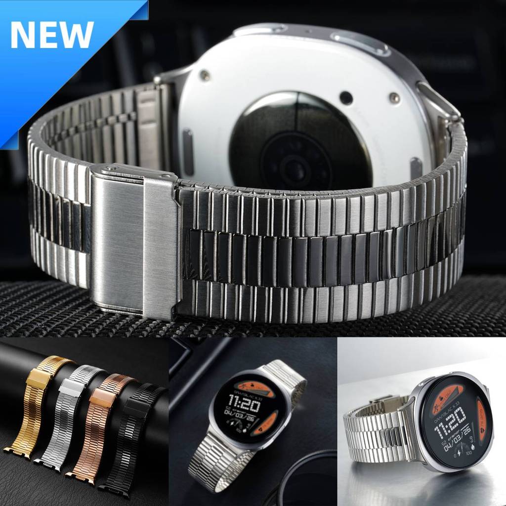 Dây Đeo Kim Loại Cho Samsung Galaxy Watch 8 40mm 44mm 46mm Dây Thép Không Gỉ Cho Galaxy Watch 8 Cổ Đ