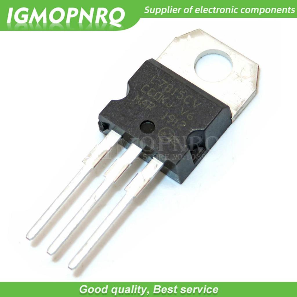 10 Chiếc L7815CV L7815 KA7815 MC7815 Bộ Điều Chỉnh Điện Áp 15V 1.5A TO-220 Mới Ban Đầu
