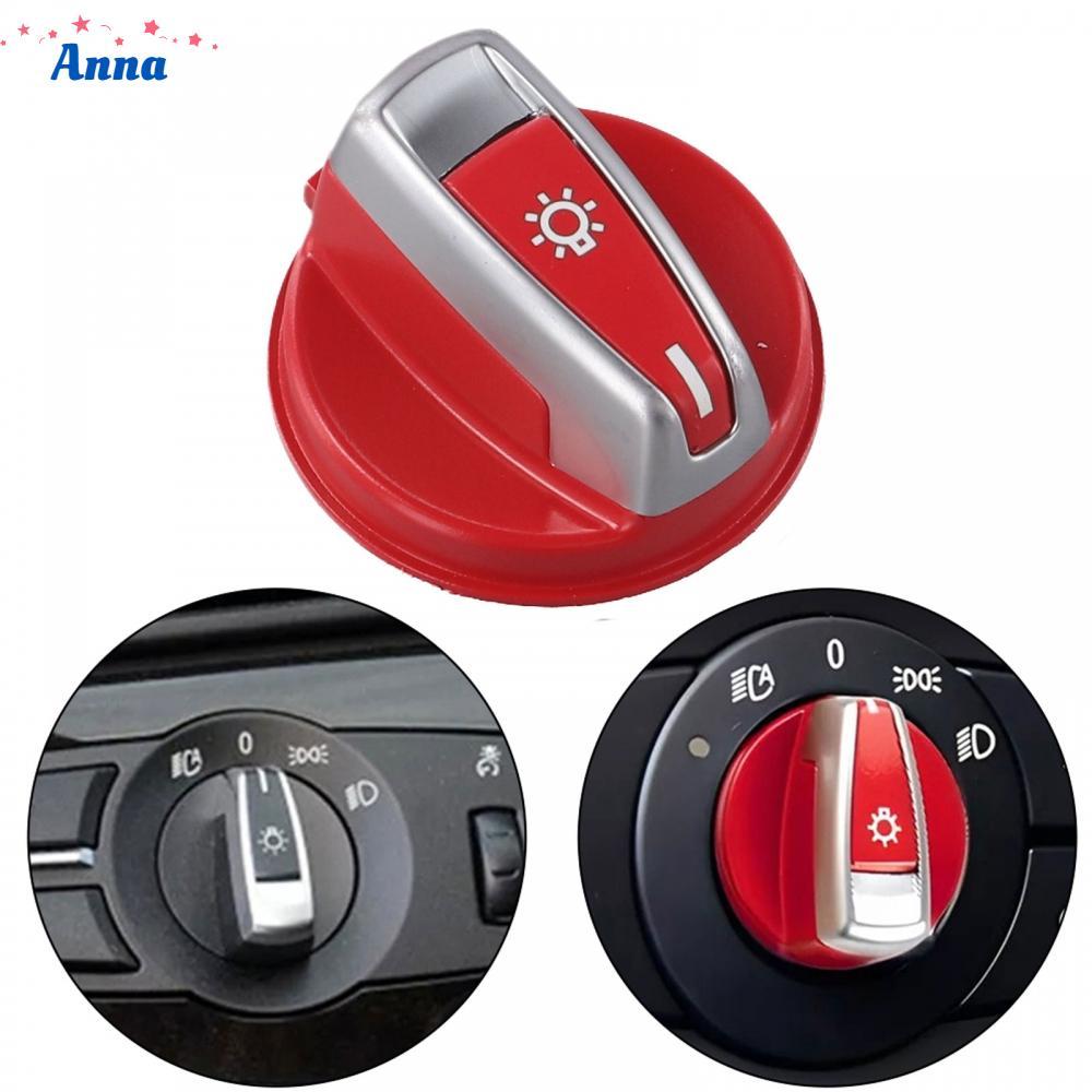 Nắp công tắc núm xoay đèn pha màu đỏ thanh lịch Tương thích với BMW E90