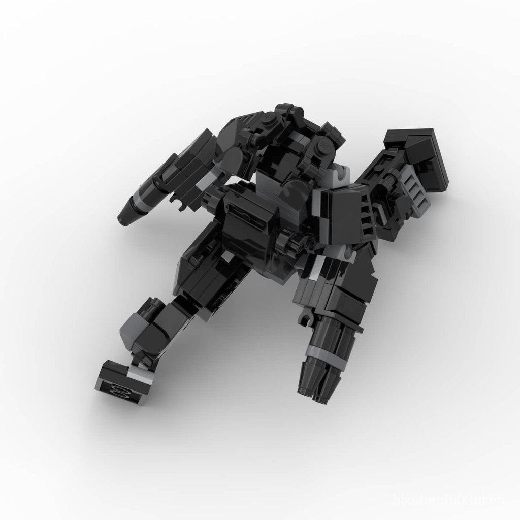 Raptor Mecha Xương Bên Ngoài Có Thể Mang Theo Người Robot MOC Khối Xây Dựng Hình Nhỏ Lắp Ráp Mô Hình