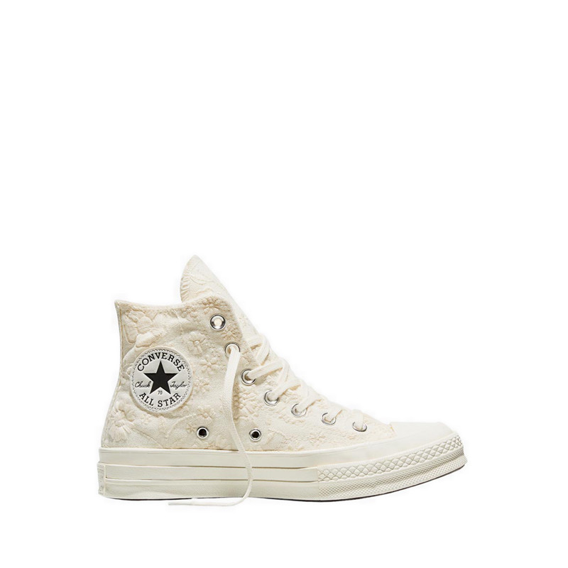 Giày Thể Thao Converse Chuck 70 Retro Floral Women's - Egret/Egret/Black