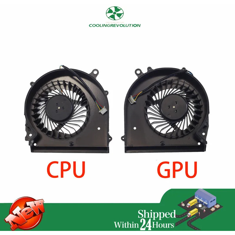 Laptop CPU GPU Quạt Làm Mát BS4805HS-U3B BS4805HS-U3C Cho Gigabyte P56 P56XT 7700HQ GTX1070