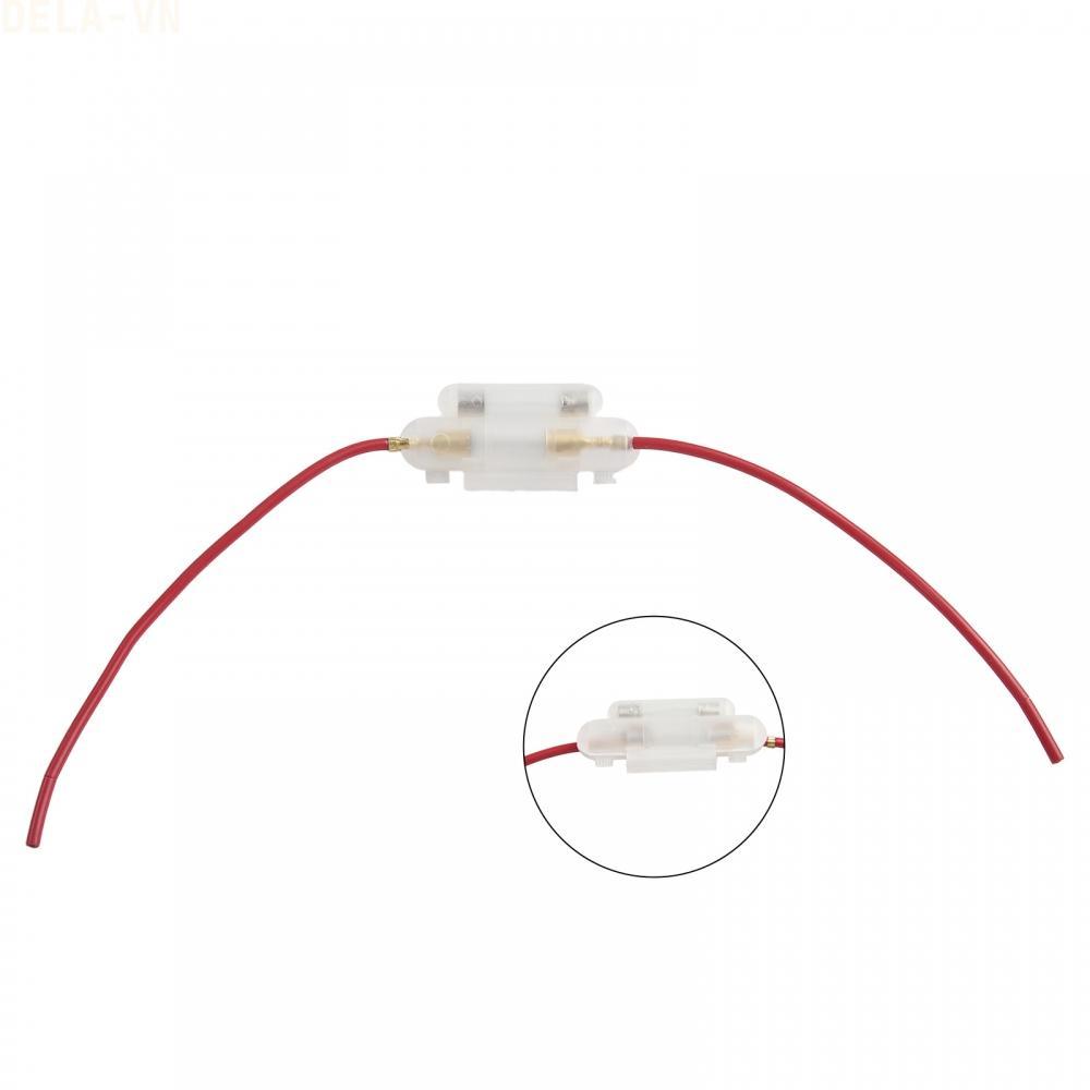30MM Motorcycle Fuse Holder Box with Long Wire for Car Truck Motorcycle Scooter#DELA