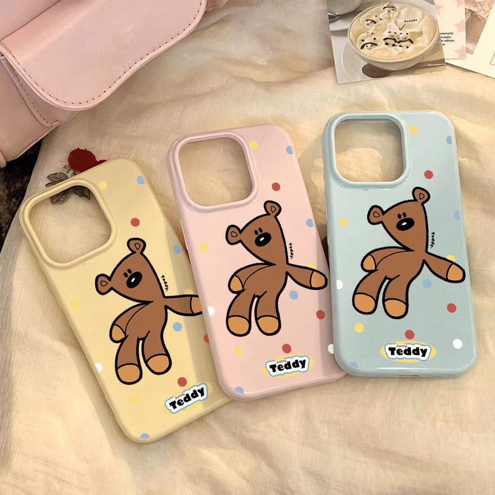 Gấu nâu Thích hợp iPhone 1716/15/14 trường hợp 13/12/11xr dễ thương 8/7 hàng ngày | BigBuy360 - bigbuy360.vn