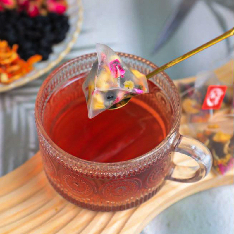 Apple Rose Lotus Leaf Tea Cassia Seed Mulberry Triangle Tea Bag Trà hồng Beauty