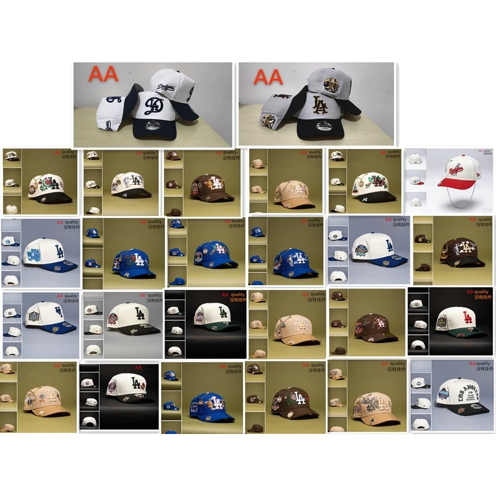 Phong cách Hồng Kông Mũ thông thường Dodgers Mũ đạt đỉnh Dodgers Mũ đạt đỉnh Dodgers Phong cách mới 