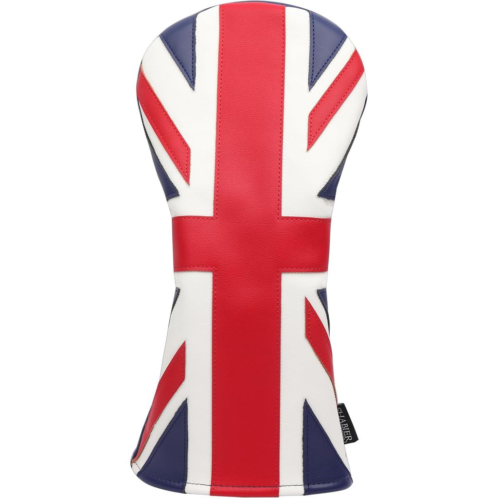 SHABIER Vương quốc Anh Cờ Golf Head Cover Golf Wood Club Headcover Driver Cover