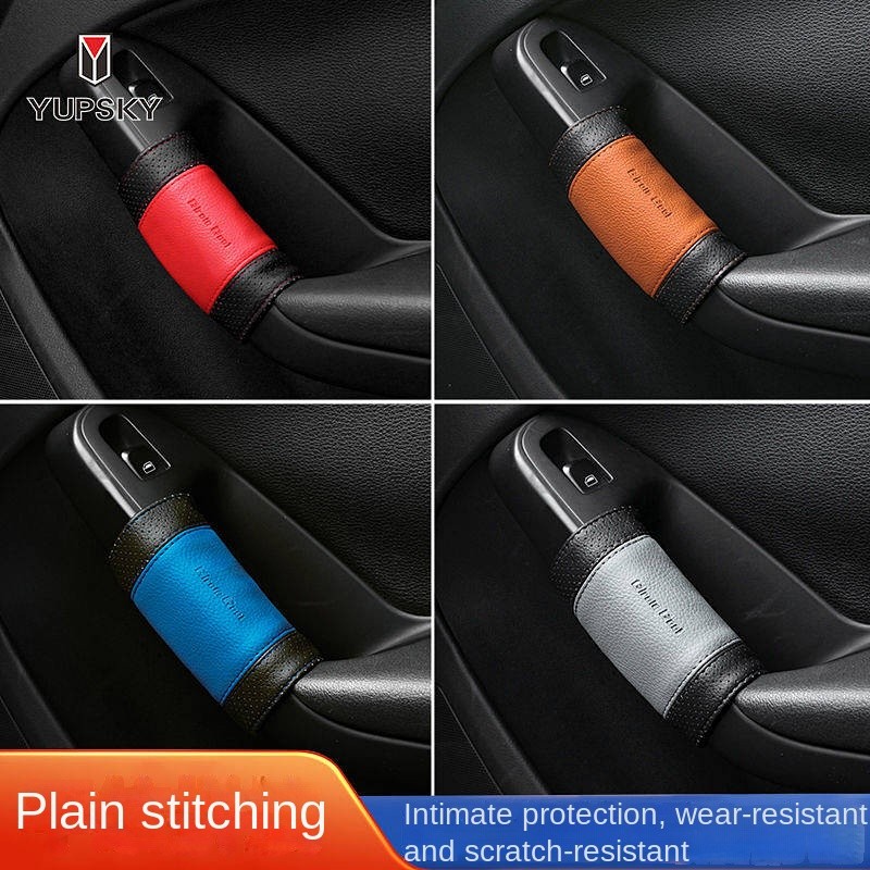 Car Door Handle Protector Car Handle Gloves Car Handle Cover Armrest Gloves Roof Handle Cover Sweat-