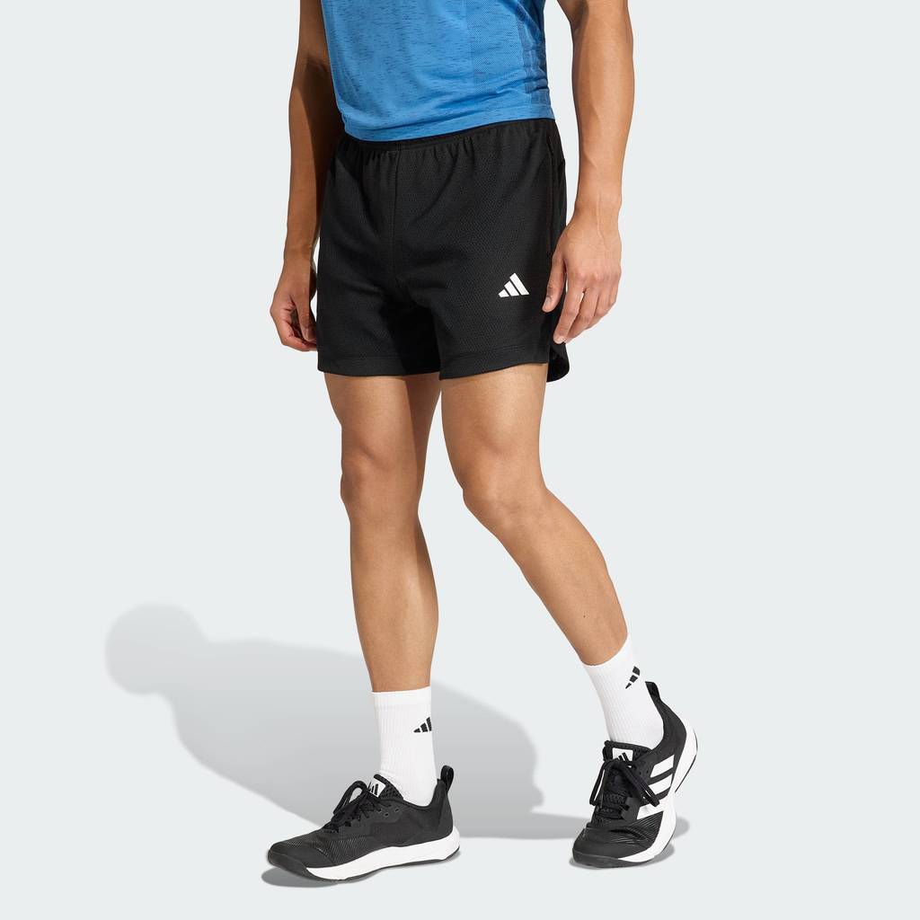 adidas Gym & Training D4T PrimeLift Essentials Workout Mesh Shorts Men Black KD7729