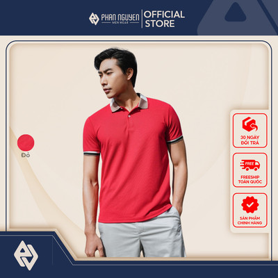 Áo thun cổ polo nam cộc tay Phan Nguyễn, chất liệu cà phê ngăn mùi tốt, chống tia UV, thiết kế basic, hiện đại APC.207