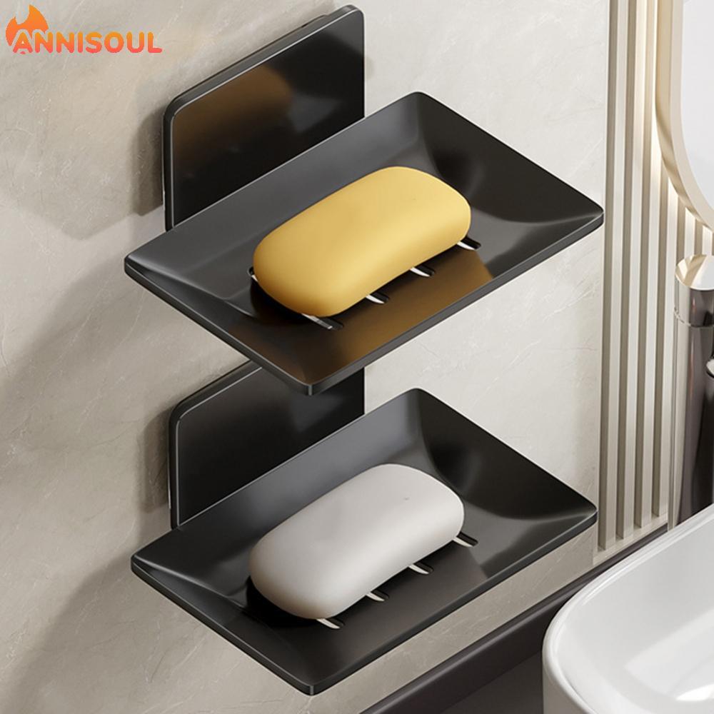 [NISO]Aluminum Alloy Soap Dish Clean And Hygienic Convenient Punch-Free Installation