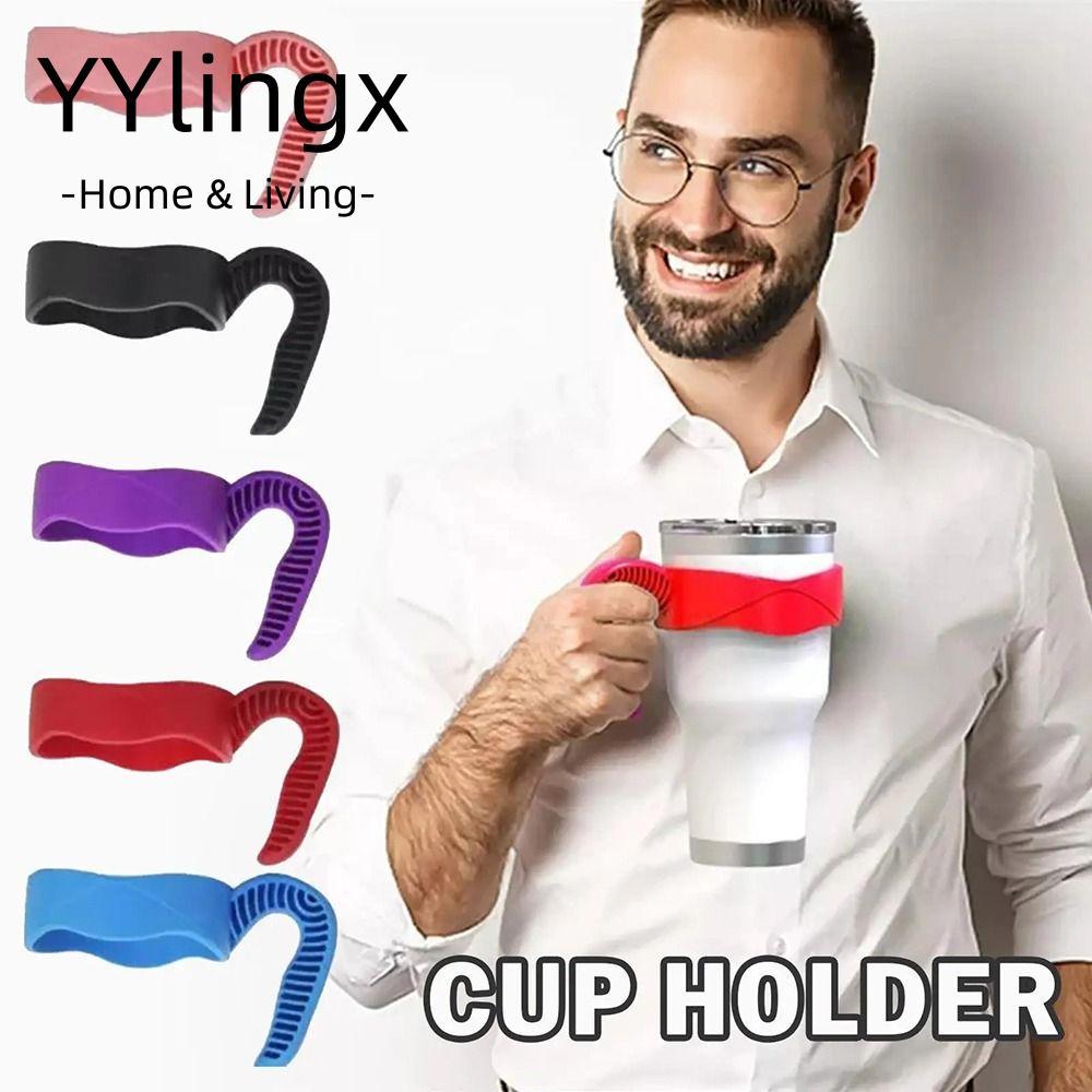 YYLINGX 1 Cái Cốc Cốc Cốc Tay Cầm, Phụ Kiện Chai Cốc Đế Chai Nước, Đồ Uống Di Động 5 Màu Cốc Uống Gi