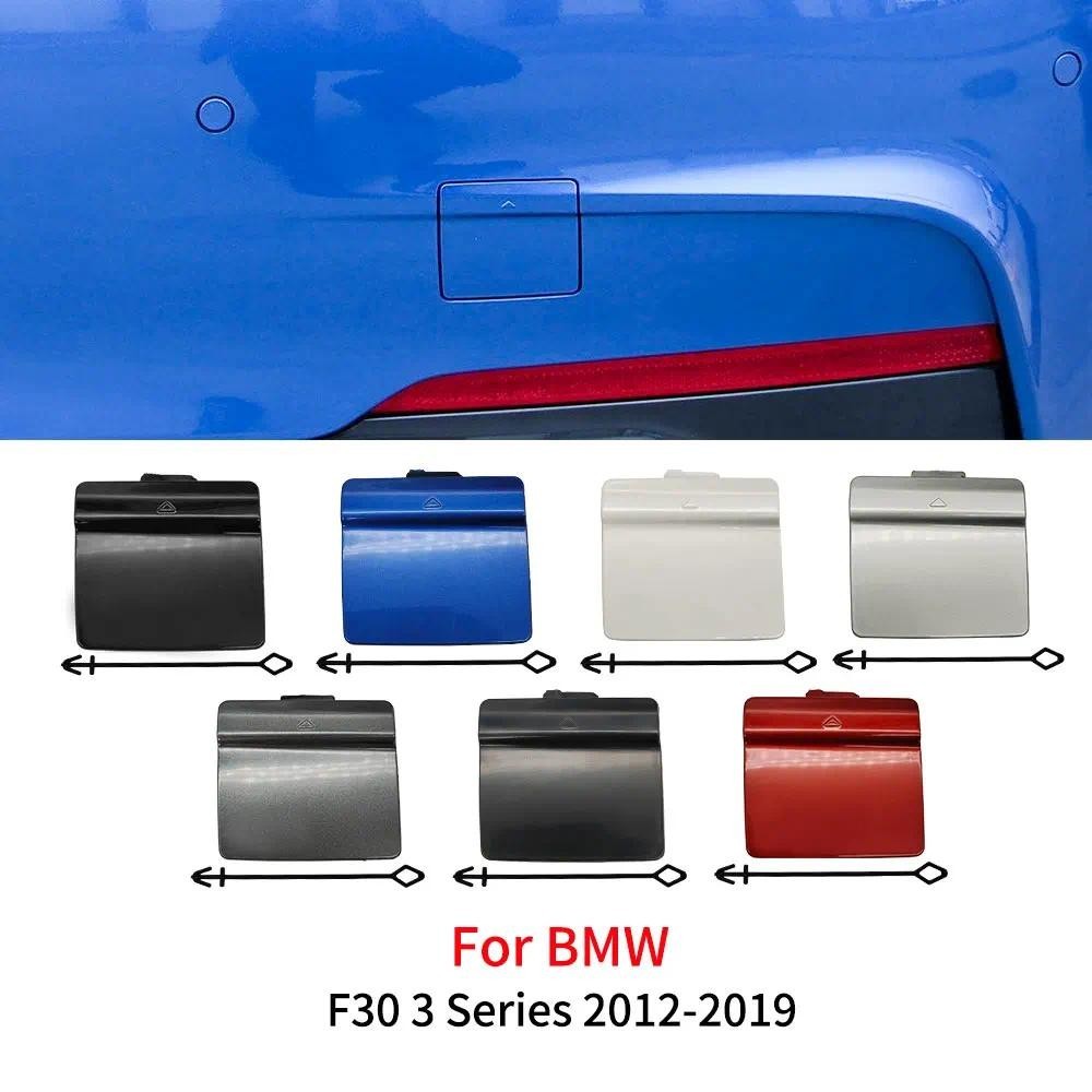 Xe Phía Sau Ốp Lưng Kéo Móc Nhựa Đen Trắng Xanh Đỏ Cho Xe BMW F30 M Sport 3 Series 316 320 325 330 2