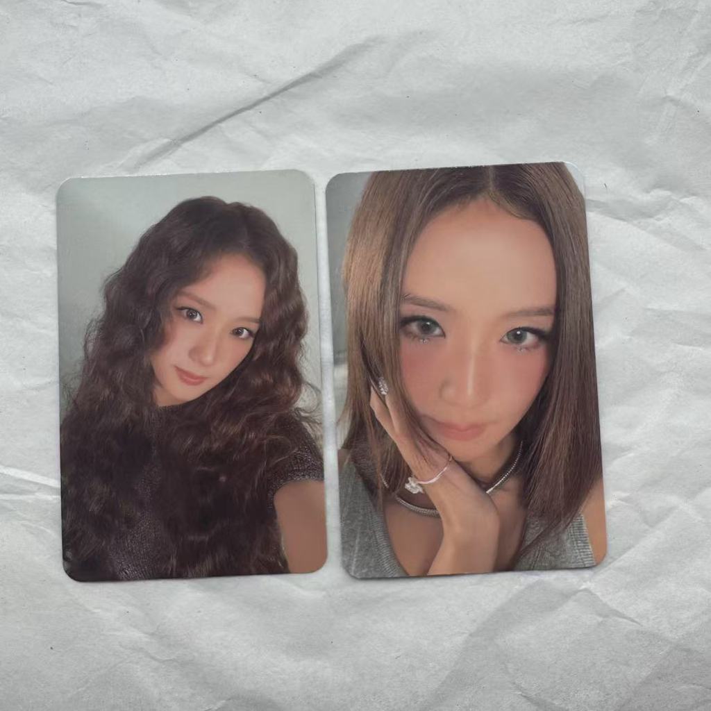 Blackpink Jisoo dmm Chinese card back bonus card, face show jisoo