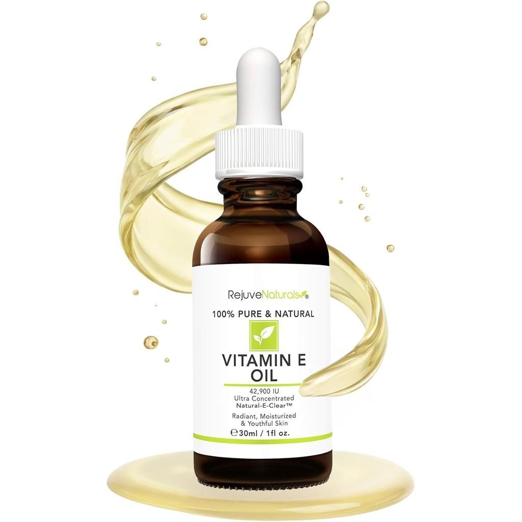 Dầu Vitamin E - 100% Nguyên Chất & 42.900 IU. Sửa chữa khô, hư tổn do phẫu thuật & mụn trứng cá, đốm