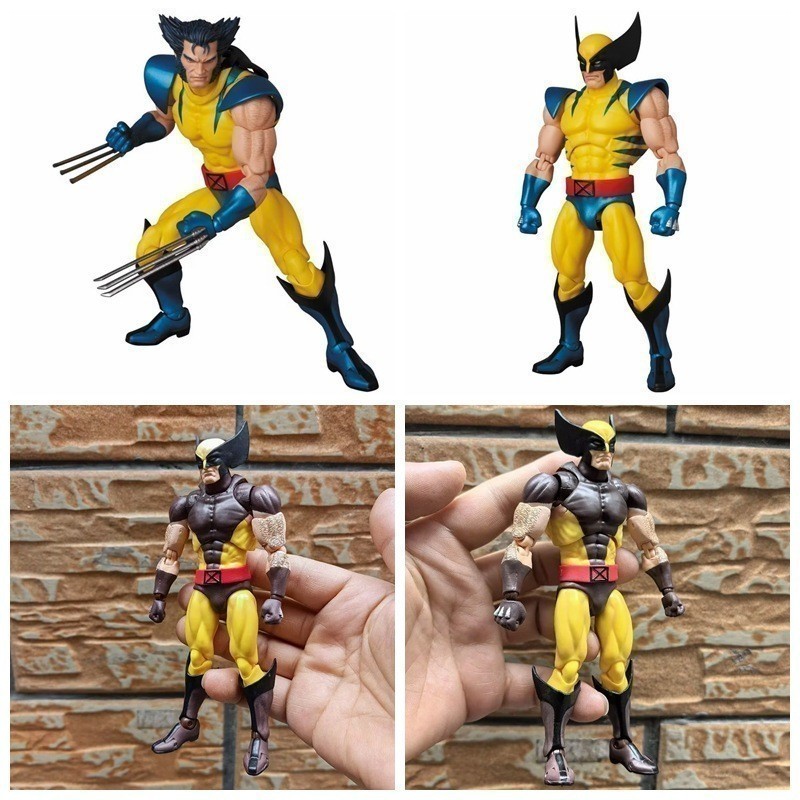 DZG Hobby DJ1 B2 X-Men Suit MAF096 138 #Wolverine Hình mô hình trang trí đóng hộp hình di động Logan