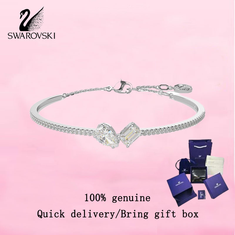 Swarovski  Women's fashion bracelet S925 Sterling silver mixed cut, white diamond 5667253 Hypnotic b
