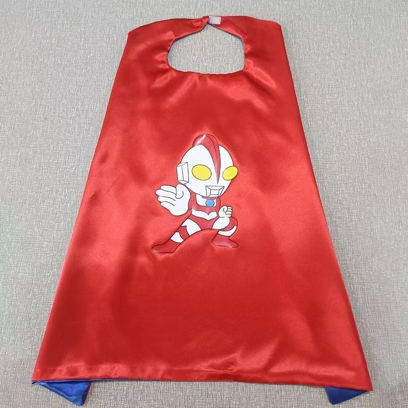 JUA Ultraman Zero's Cape3-6Universal Ultraman cape for all ages, unisex Ultraman cape, double-layere