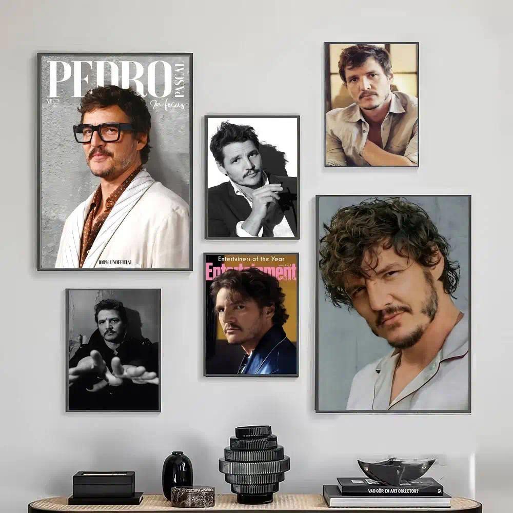 Pedro Pascal Phim Lấy Cảm Hứng Từ Chống Nước Miếng Dán Poster Cà Phê Thanh Nghệ Thuật Trang Trí Tườn