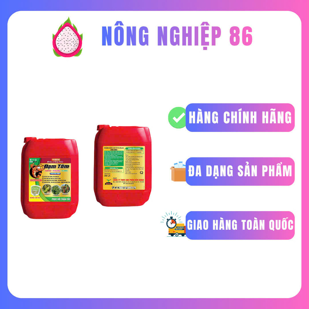 Đạm Tôm 5 Lít - amino - fulvic - humic