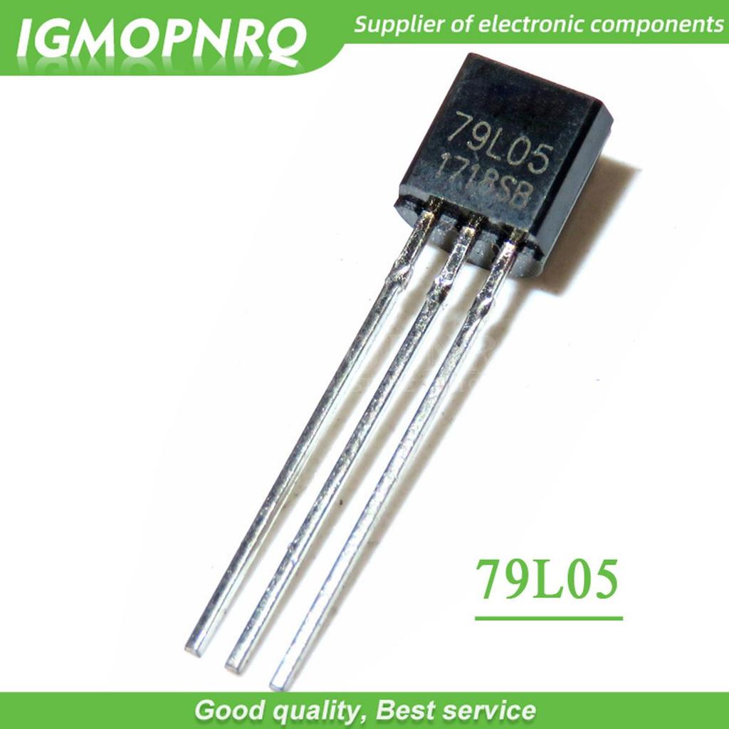 100 Chiếc WS79L05 79L05 100mA -5V TO-92 Bộ Điều Chỉnh Điện Áp Âm Mới Nguyên Bản