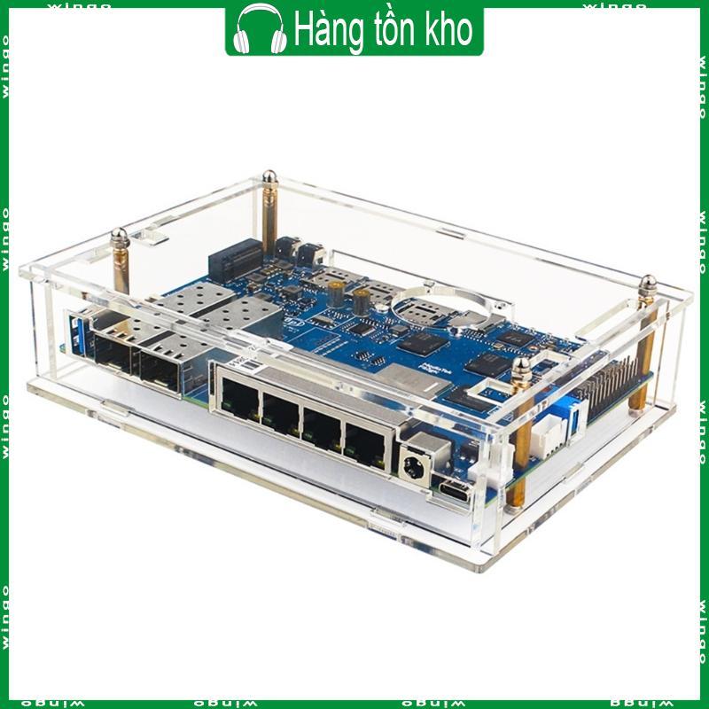 Ốp lưng Acrylic chức năng WIN cho Banana Pi Truy cập tiện lợi vào giao diện