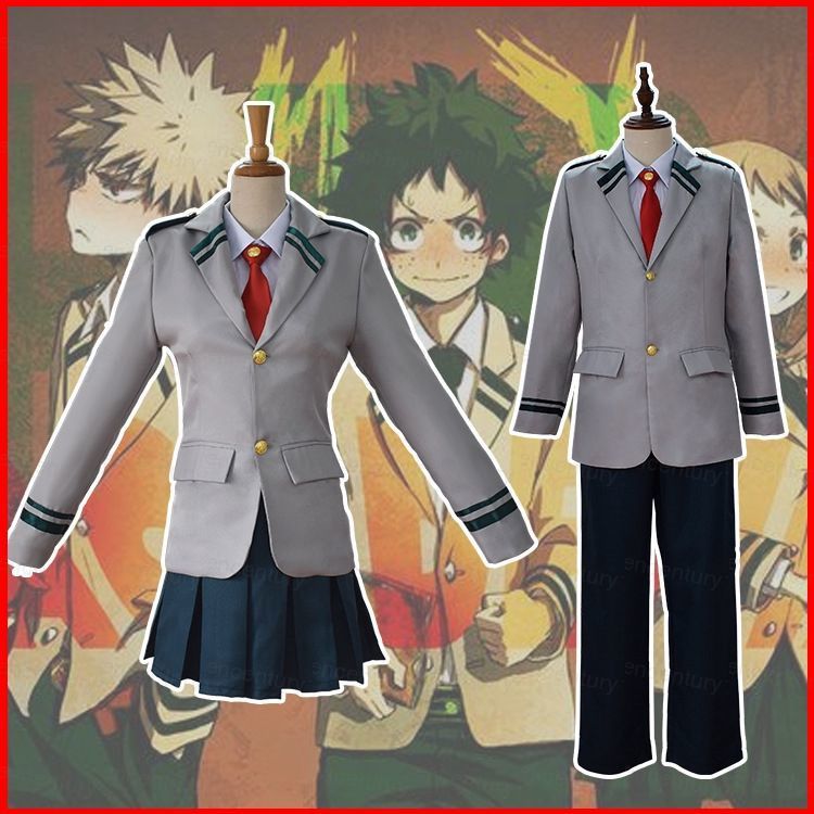Áo khoác cosplay Izuku Midoriya từ My Hero Academia, phù hợp Halloween