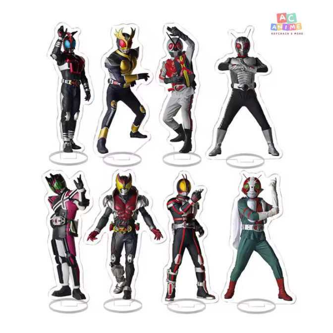 Mô hình Standee Masked Rider Anime Figure Kamen Rider Decade Build Ryuki Acrylic