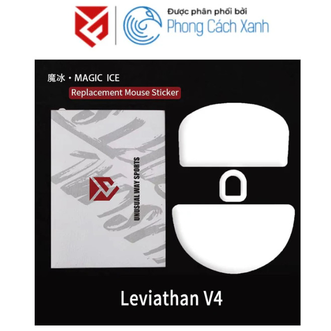 Unusual Way Magic Ice – Feet PTFE speed cho RAWM Leviathan V4 (1 bộ)