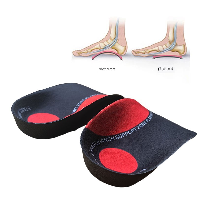 lót giày miếng lót giày Arch Pad Half Pad Foot Valgus Flat Foot xo Type Leg Arch Hỗ trợ Đế cứng Coll