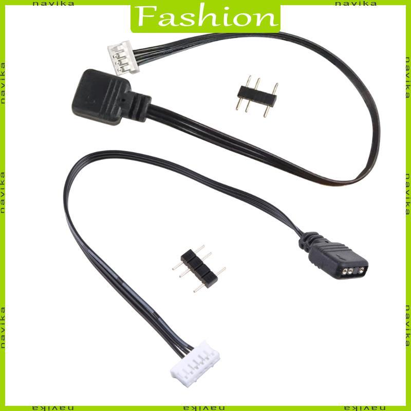 Fan Controller Adapter Cable 4Pin/6Pin to 5V ARGB 3Pin Converter