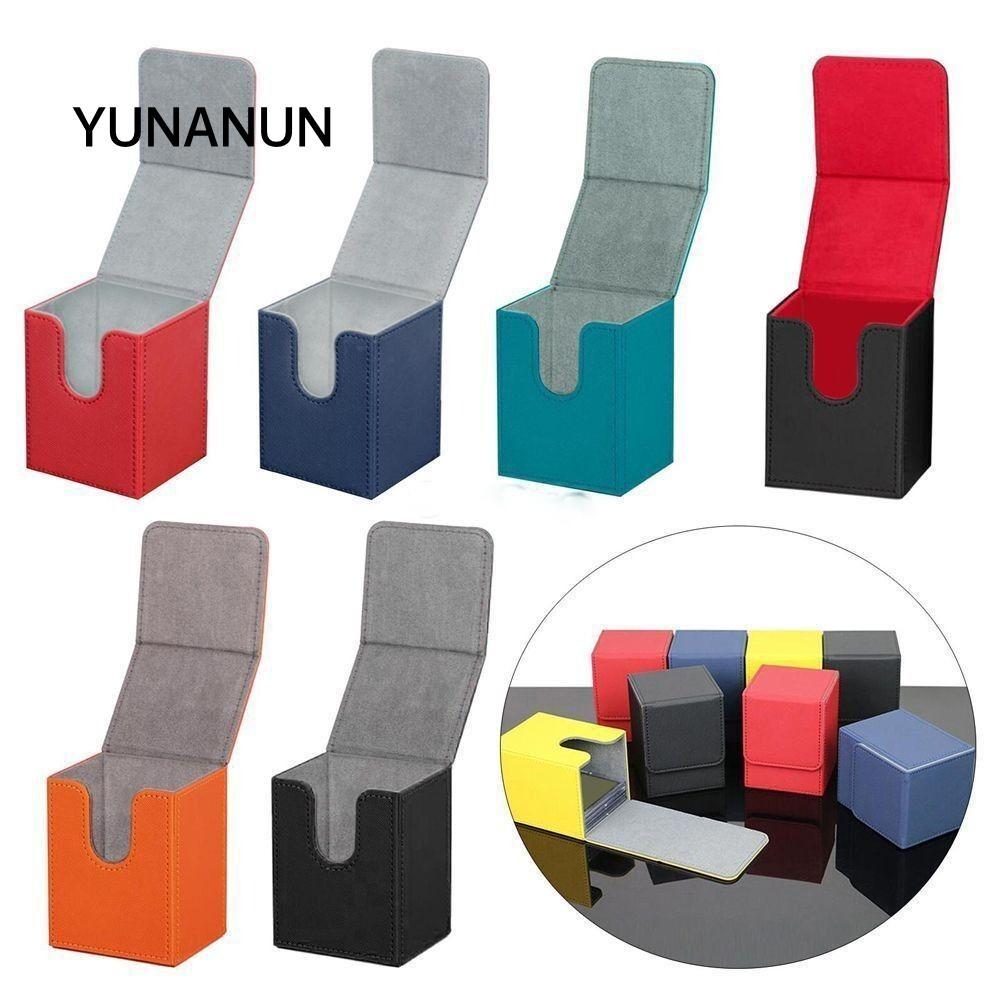 YUNAUN Game MTG Trading Card Holder, Storage Organizer Deck Box, Collection Box PU Protectors Collec