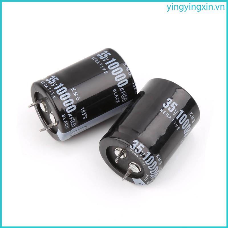 Tụ điện YIN 10000uF 35V 35V 10000uF Tụ điện phân 25x40mm cho sốt