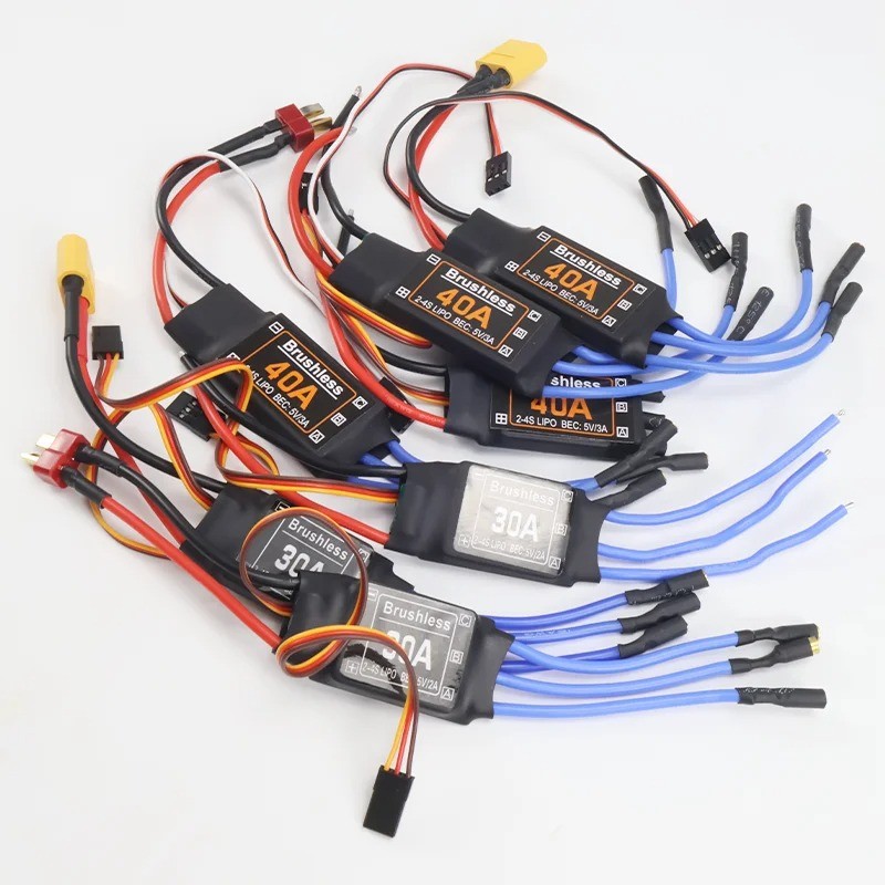 ⭐30A 40A ESC Model Máy bay điều hòa điện tử không chổi than UBEC Thích hợp cho RC FPV Quadcopter Cán