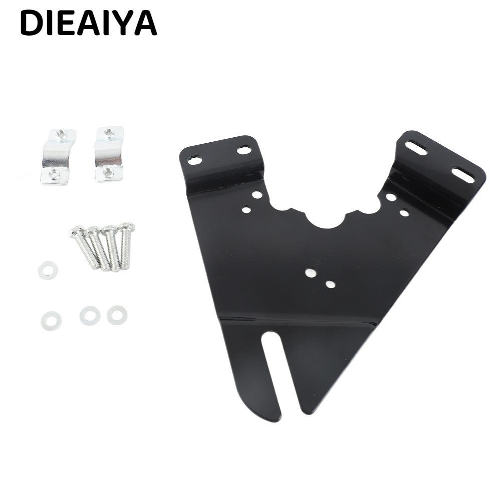 Tấm gắn động cơ DIAIYA, Tấm động cơ chu kỳ điện bằng sắt nhẹ, Tấm gắn động cơ màu đen bền bỉ cho độn