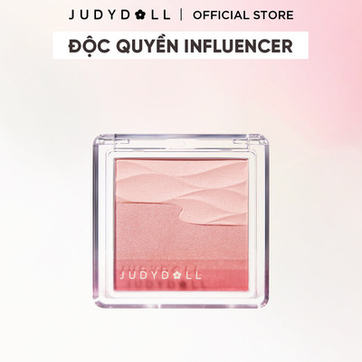 [HANNAH OLALA] Phấn Má Hồng Nhũ Nhẹ JUDYDOLL Satin Blush Căng bóng Mịn lì Không lộ lỗ chân lông Tệp da Bắt sáng Tự nhiên 5g