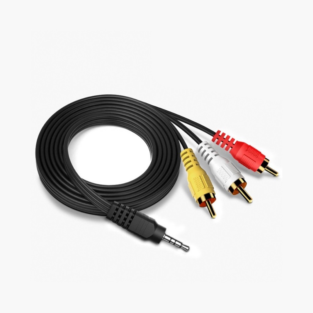Dây Audio 3.5 RA 3 ĐẦU AV Dây Hoa Sen,Dây cáp loa 2 đầu 3.5,Cáp micro 3.5 tới XLR,3.5 sang 6.5 Cổng 
