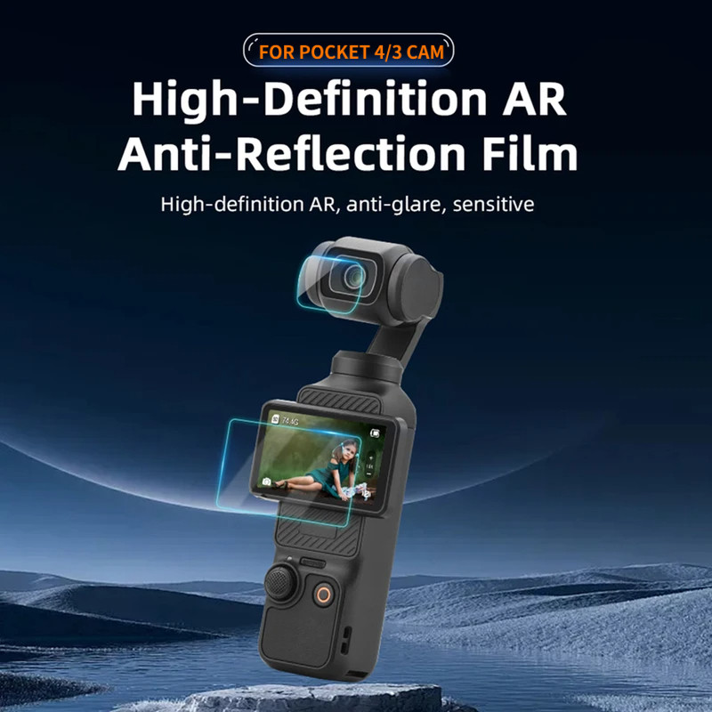 Ống kính màn hình AR Phim phủ chống phản quang cho màng bảo vệ DJI OSMO POCKET 4 / 3, màn hình ống k