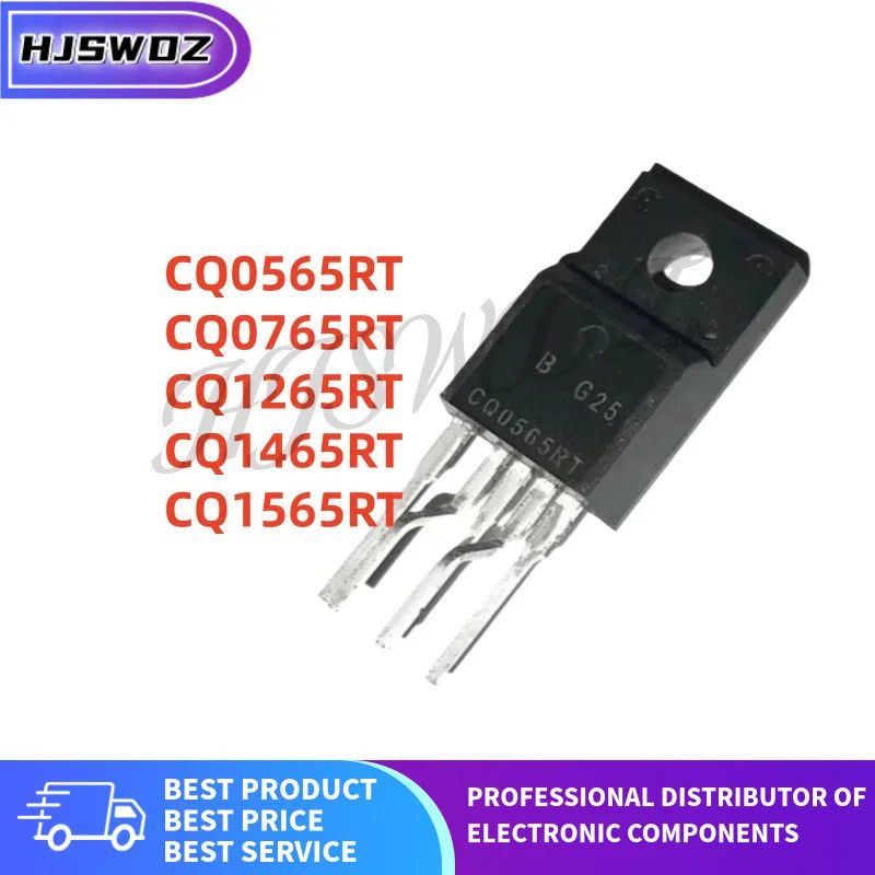 10 CHIẾC CQ1465RT CQ1265RT CQ1565RT CQ0765RT CQ0565RT Chuyển mạch ống cấp nguồn TO-220F mos chip ic 
