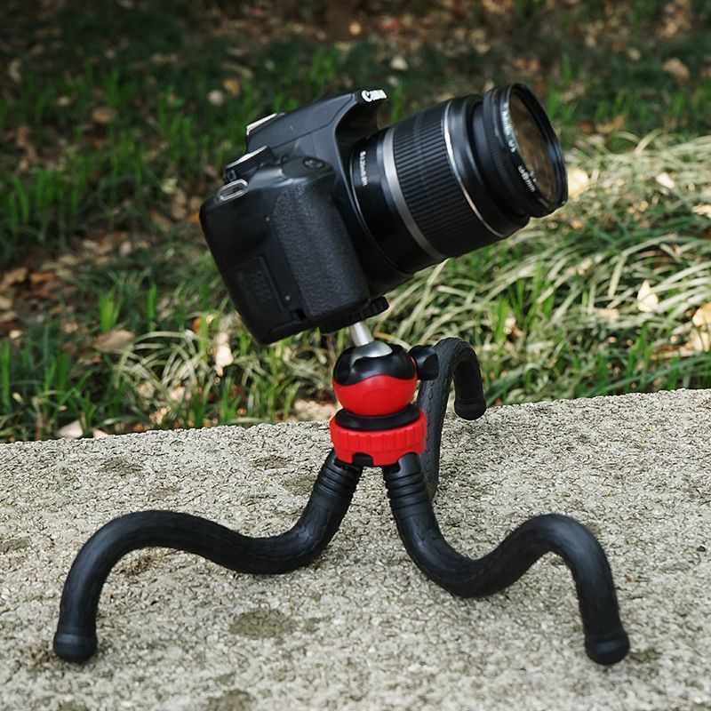Popular~New Octopus Selfie Tripod Video Desktop Phone Holder Universal Outdoor Extendable Selfie Sti