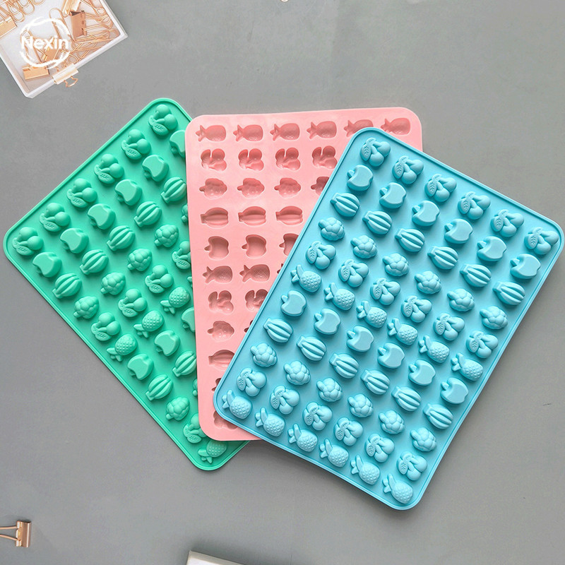 💜Nexin💜 ✨Khuôn Silicone Làm Kẹo Dẻo Chip Chip Jely, Socola, Thạch Rau Câu,Kẹo Dẻo Chip Chip Jely, Bánh Cookie Nhiều Hình