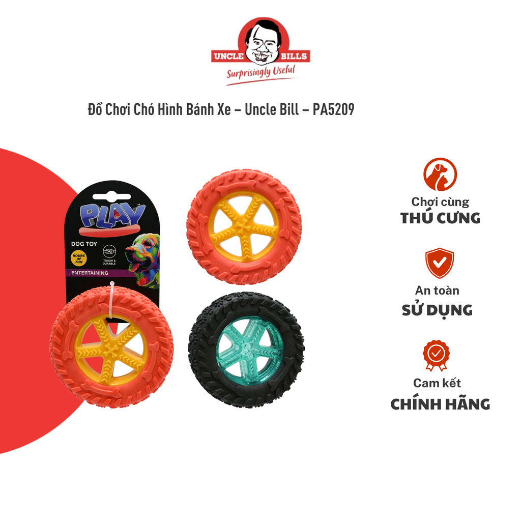 Đồ Chơi Chó Hình Bánh Xe – Uncle Bill – PA5209