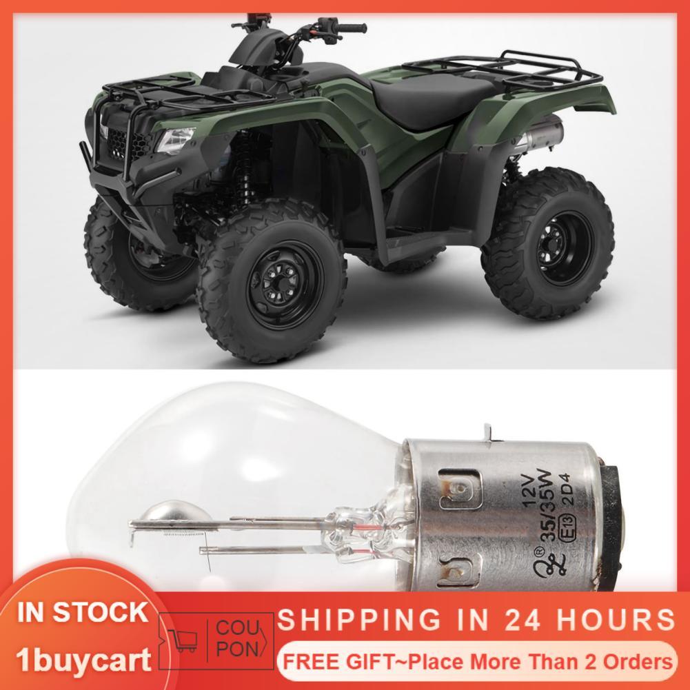 1buycart1 Bóng đèn pha 12V 35W Tương thích với xe máy Gy6 ATV Xe máy và đèn thay thế sáng Go Kart để