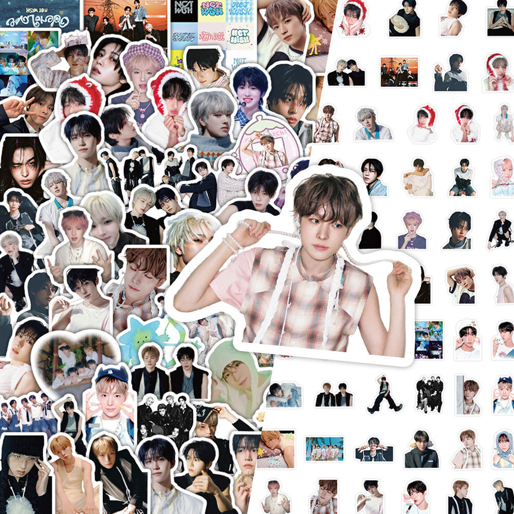 8-108 Chiếc NCT WISH Sticker NCT DREAM WISH WayV Trở Lại Tương Lai MARK Renjun Jeno HAECHAN Jaemin C