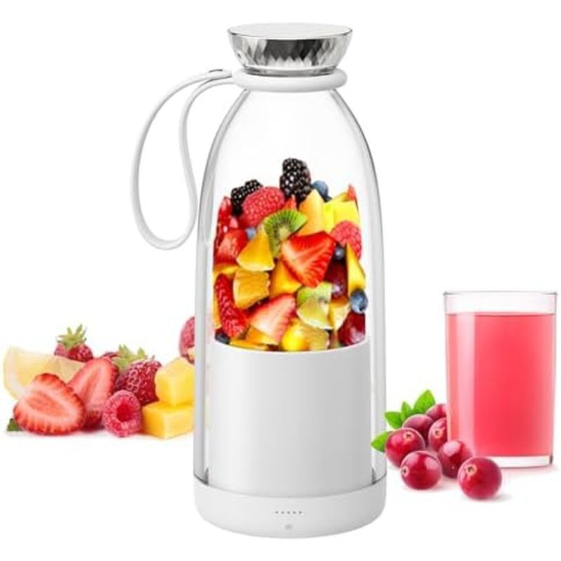 Asa Vea Portable Blender, Mini Blender for Smoothies and Shakes with 4 Blades, 11 Oz Personal Size B