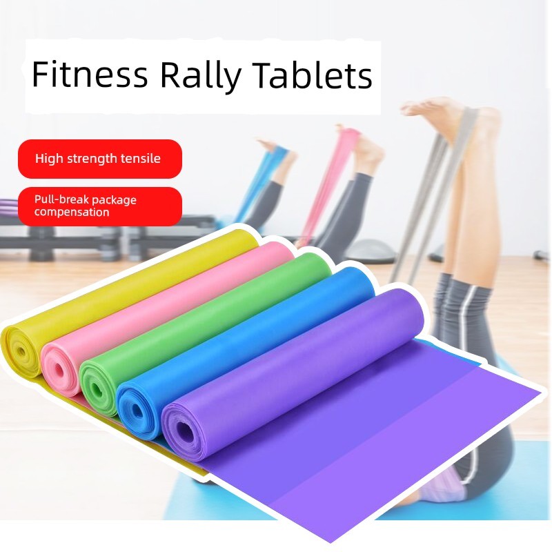 Dây cao su 2m 15lbs Đai co giãn lưng mỏng Yoga