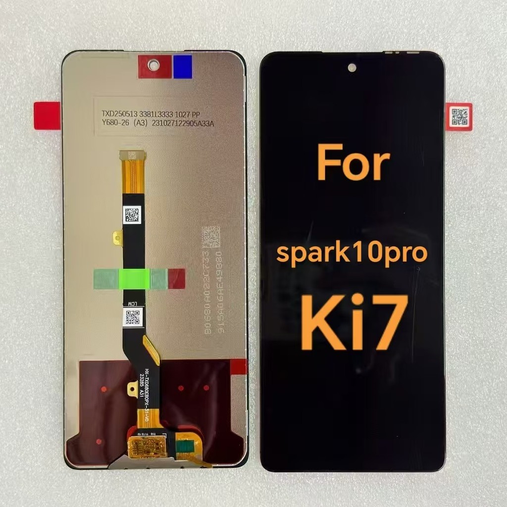 Thích hợp cho lắp ráp màn hình cảm ứng TECNO SPARK 10 Pro KI7 viết tay