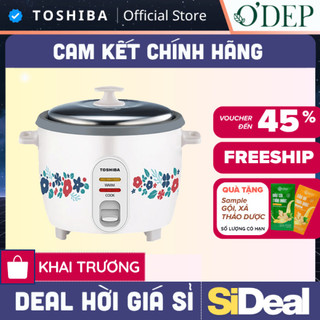 Nồi cơm nắp rời Toshiba RC-18MH2PV(F) 1.8L 700W Chính hãng, lòng nồi dày chống dính - SIDEAL SIL