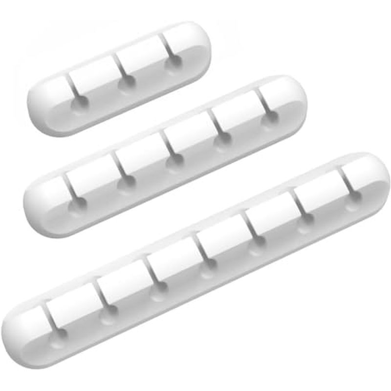 ord Holder, Wire Organizer USB Cable Management Cord Keeper, 3 Packs Cable Clips for Car Home and Of